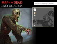 'Mapa de la Muerte': Instrucciones para sobrevivir a un apocalipsis zombi