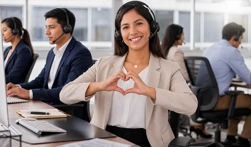 Equipo de atención de hosting